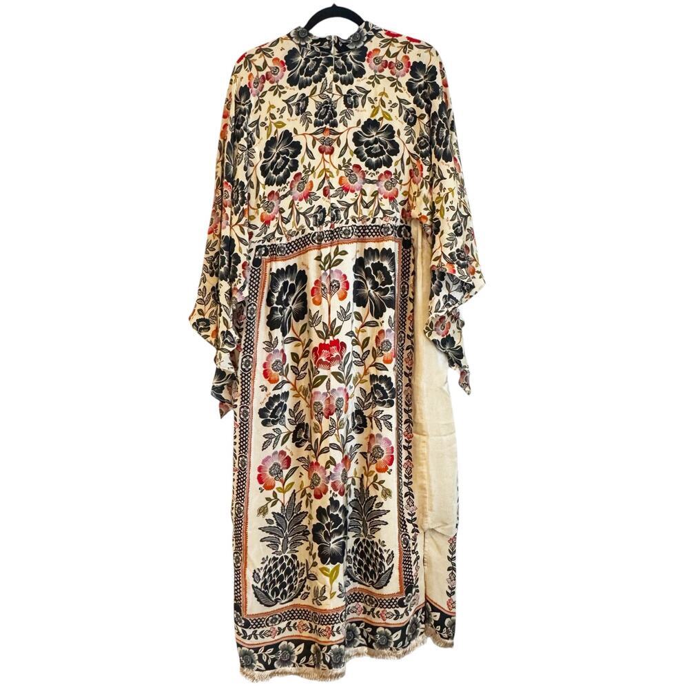 Farm Rio Women's Maxi Dress Long Sleeve Romantic Garden Size Large NWT - Picture 5 of 12